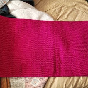 Fuschia Western show pad